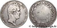 FRANKREICH 5 francs type Tiolier sans le I, tranche en creux LUDWIG PHILIPP I Rouen 1830 (37mm, 24,35g, 6h) -