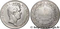 FRANKREICH 5 francs type Tiolier avec le I, tranche en creux LUDWIG PHILIPP I Lyon 1830 (37mm, 24,58g, 6h) -