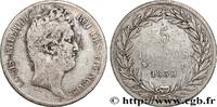 FRANKREICH 5 francs type Tiolier sans le I, tranche en creux LUDWIG PHILIPP I Lille 1830 (37mm, 24,48g, 6h) -