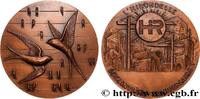 FRANKREICH Médaille, L’hirondelle ANIMAUX 1980 (68mm, 156,77g, 12h) -