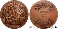 FRANKREICH Médaille, Fédération nationale des entreprises à c ENTREPRISES 1970 (79,5mm, 259,39g, 12h) -