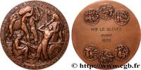 FRANKREICH Médaille, Fédération nationale des entreprises à c ENTREPRISES 1972 (80mm, 259,83g, 12h) -