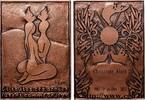 FRANKREICH Plaque, Noces de perle AMOUR ET MARIAGE 2011 (80mm, 239,05g, 12h) -