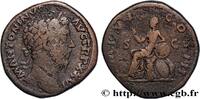 THE ANTONINES (96 AD to 192 AD) Sesterce MARCUS AURELIUS Rome 172 (31,5mm, 22,69g, 12h) -