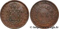 PORTUGAL -MARIE II 20 Reis PORTUGAL -MARIE II 1851 (37mm, 23,97g, 6h) -