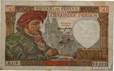 FRANKREICH 50 Francs JACQUES CŒUR Numéro spécial FRANKREICH 50 Francs JACQUES CŒUR Numéro spécial 1941 fSS -