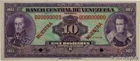 VENEZUELA 10 Bolivares Spécimen VENEZUELA 10 Bolivares Spécimen 1976 fST+ -