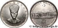 TÜRKEI 25 Lira Proof Assemblée Nationale TÜRKEI Istanbul 1970 (32,1mm, 14,66g, 6h) -