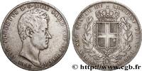 ITALIEN - KÖNIGREICH SARDINIEN - KARL ALBERT 5 Lire ITALIEN - KÖNIGREICH SARDINIEN - KARL ALBERT Gênes 1847 (37mm, 24,74g, 6h) -