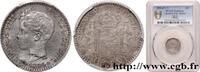 SPANIEN 50 Centimos Alphonse XIII 3e type / emblème couron SPANIEN Madrid 1896 (18mm, 2,50g, 6h) -