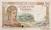 FRANKREICH 50 Francs CÉRÈS FRANKREICH 50 Francs CÉRÈS 1935 fSS -