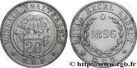 FRANKREICH Essai au module de 20 francs, tranche lisse DRITTE FRANZOSISCHE REPUBLIK 1896 (35mm, 16,07g, 12h) -