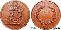 FRANKREICH Médaille, Armée territoriale et réserve, Prix de T TIR ET ARQUEBUSE 62 - Arras n.d. (50,5mm, 61,48g, 12h) -