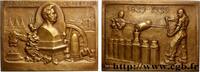 FRANKREICH Plaquette, Centenaire des Établissements Jacob Hol INDUSTRIES 1929 (53mm, 134,84g, 12h) -