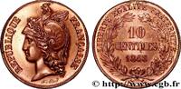 FRANKREICH Concours de 10 centimes, essai en cuivre par Alard ZWEITE FRANZOSISCHE REPUBLIK Paris 1848 (30mm, 12,63g, 12h) -