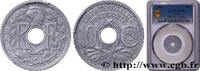 FRANKREICH 10 centimes Lindauer en zinc, Cmes souligné et mil ETAT FRANÇAIS 1941 (21mm, 2,50g, 6h) -