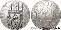 FRANKREICH Essai de 100 francs Charlemagne FUNFTE FRANZOSISCHE REPUBLIK Paris 1990 (31mm, 15,0g, 6h) -