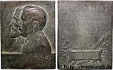 FRANKREICH Plaquette, Joseph Soumastre et Frederic Uteau, Cin SOCIÉTÉS 33 - Bordeaux 1936 (61mm, 122,48g, 12h) -