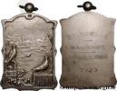 FRANKREICH Plaquette, Colombophilie BORDELAIS - VILLES, ENTREPRISES ET VINS 33 - Bordeaux 1923 (63,5mm, 58,99g, 12h) -