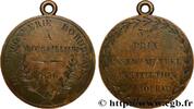 FRANKREICH Médaille, La Maçonnerie bordelaise ENSEIGNEMENT 1836 (42,5mm, 22,36g, 12h) -