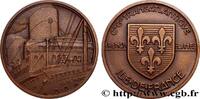 FRANKREICH Médaille, Paquebot Ile-de-France, Compagnie Généra MER ET MARINE : PAQUEBOTS, NAVIRES, BATEAUX (1927) (49,5mm, 53,24g, 12h) -