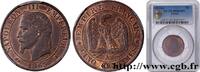 FRANKREICH Cinq centimes Napoléon III, tête laurée ZWEITES KAISERREICH Paris 1863 (25mm, 5g, 6h) -
