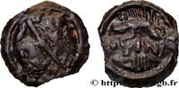 FRANKREICH Potin OYINDIA à la tête janiforme GALLIEN - BELGICA - LINGONES (Region die Langres) c. 80-50 AC. (17mm, 2,85g, 3h) -
