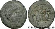FRANKREICH Unité de bronze au cavalier tenant une palme SPANIEN - IBERICO - KESE (Provinz des Tarragona) c. 133-100 AC (24,5mm, 5,20g, 6h) -
