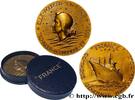 FRANKREICH Médaille, Paquebot France MER ET MARINE : PAQUEBOTS, NAVIRES, BATEAUX 76 - Le Havre 1962 (52,5mm, 75,83g, 12h) -