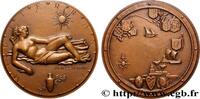 FRANKREICH Médaille, Méditerranée par Marcel Renard MER ET MARINE : PAQUEBOTS, NAVIRES, BATEAUX 1977 (72mm, 175,95g, 12h) -