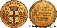 FRANKREICH Médaille, Le citoyen Thiers traverse les lignes pr GUERRE DE 1870-1871 1870 (45,5mm, 41,52g, 12h) -