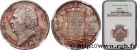FRANKREICH 1 franc Louis XVIII LUDWIG XVIII Paris 1822 (23,15mm, 5g, 6h) -