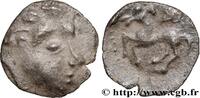 FRANKREICH Obole au cheval à gauche et à la tête coupée GALLIEN - LEMOVICES (Region die Limoges) Limoges (87) c. 60-50 AC. (10mm, 0,51g, 3h) -