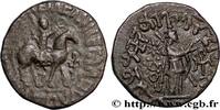 Post-hellenistic 1 (30 BC to 227 AD) Tétradrachme bilingue ROYAUME INDO-SCYTHE - AZÈS II Gandhara c. 5-35 (26mm, 9,63g, 9h) -