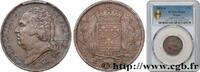 FRANKREICH 1 franc Louis XVIII LUDWIG XVIII Paris 1822 (23,15mm, 5g, 6h) -