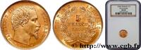 FRANKREICH 5 francs or Napoléon III, tête nue, petit module, ZWEITES KAISERREICH Paris 1854 (14mm, 1,61g, 6h) -