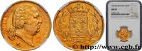 FRANKREICH 20 francs or Louis XVIII, tête nue LUDWIG XVIII Perpignan 1819 (21mm, 6,45g, 6h) -