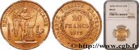 FRANKREICH 20 francs génie, Troisième république DRITTE FRANZOSISCHE REPUBLIK Paris 1879 (21mm, 6,45g, 6h) -