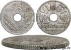 FRANKREICH VINGT centimes État français, cannelures larges ETAT FRANÇAIS 1941 (24,07mm, 3,48g, 6h) -