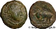 FRANKREICH Petit bronze au taureau - revers à gauche MASSALIEN - MARSEILLES Marseille (13) c. 130-121 AC. (15mm, 2,70g, 8h) -