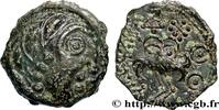 FRANKREICH Bronze YLLYCCI à l’oiseau, classe VI GALLIEN - SENONES (Region die Sens) c. avant 52 AC. (17mm, 3,80g, 12h) -