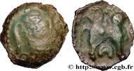 FRANKREICH Bronze EIVICIACOS au taureau et à l’épi SUESSIONES, Unspecified c. 60-50 AC. (16,5mm, 2,14g, 11h) -