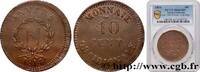 FRANKREICH 10 cent. Anvers à l’N, frappe de l’atelier de Wols GESCHICHTE FRANKREICHS Anvers 1814 (35mm, g, 6h) -