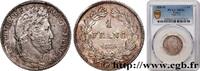 FRANKREICH 1 franc Louis-Philippe, couronne de chêne LUDWIG PHILIPP I Bordeaux 1836 (23mm, 5g, 6h) -
