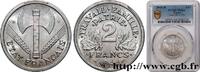 FRANKREICH 2 francs Francisque ETAT FRANÇAIS Beaumont-Le-Roger 1944 (27,02mm, 2,2g, 6h) -