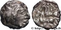 FRANKREICH Drachme aux deux chevaux, série C PICTONES / BITURIGES / CARNUTES - Mittelwestgallien, Unbekannt Ier siècle avant J.-C. (15mm, 1,82g, 3h) -