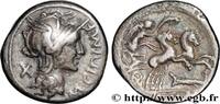 THE REPUBLIC (280 BC to 27 BC) Denier CIPIA Rome 115-114 AC. (17mm, 3,77g, 7h) -