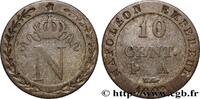 FRANKREICH 10 cent. à l'N couronnée GESCHICHTE FRANKREICHS Paris 1809 (18mm, 1,89g, 6h) -
