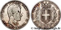 ITALIEN - KÖNIGREICH SARDINIEN - KARL ALBERT 5 Lire ITALIEN - KÖNIGREICH SARDINIEN - KARL ALBERT Gênes 1847 (37mm, 24,58g, 6h) -