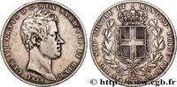 ITALIEN - KÖNIGREICH SARDINIEN - KARL ALBERT 5 Lire Charles Albert, roi de Sardaigne ITALIEN - KÖNIGREICH SARDINIEN - KARL ALBERT Turin 1844 (37mm, 24,84g, h) -